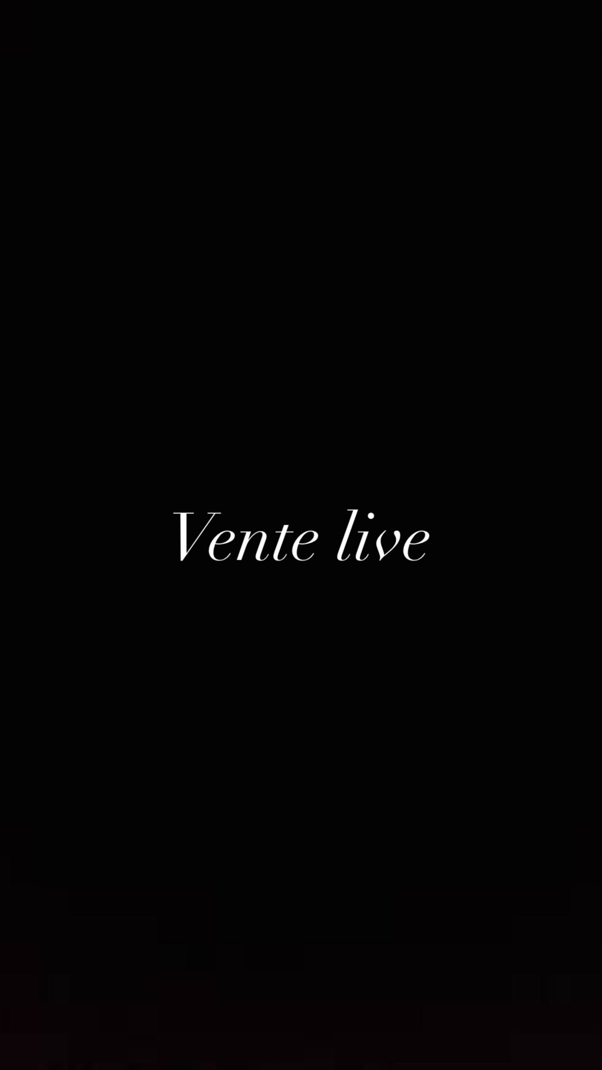 Vente live