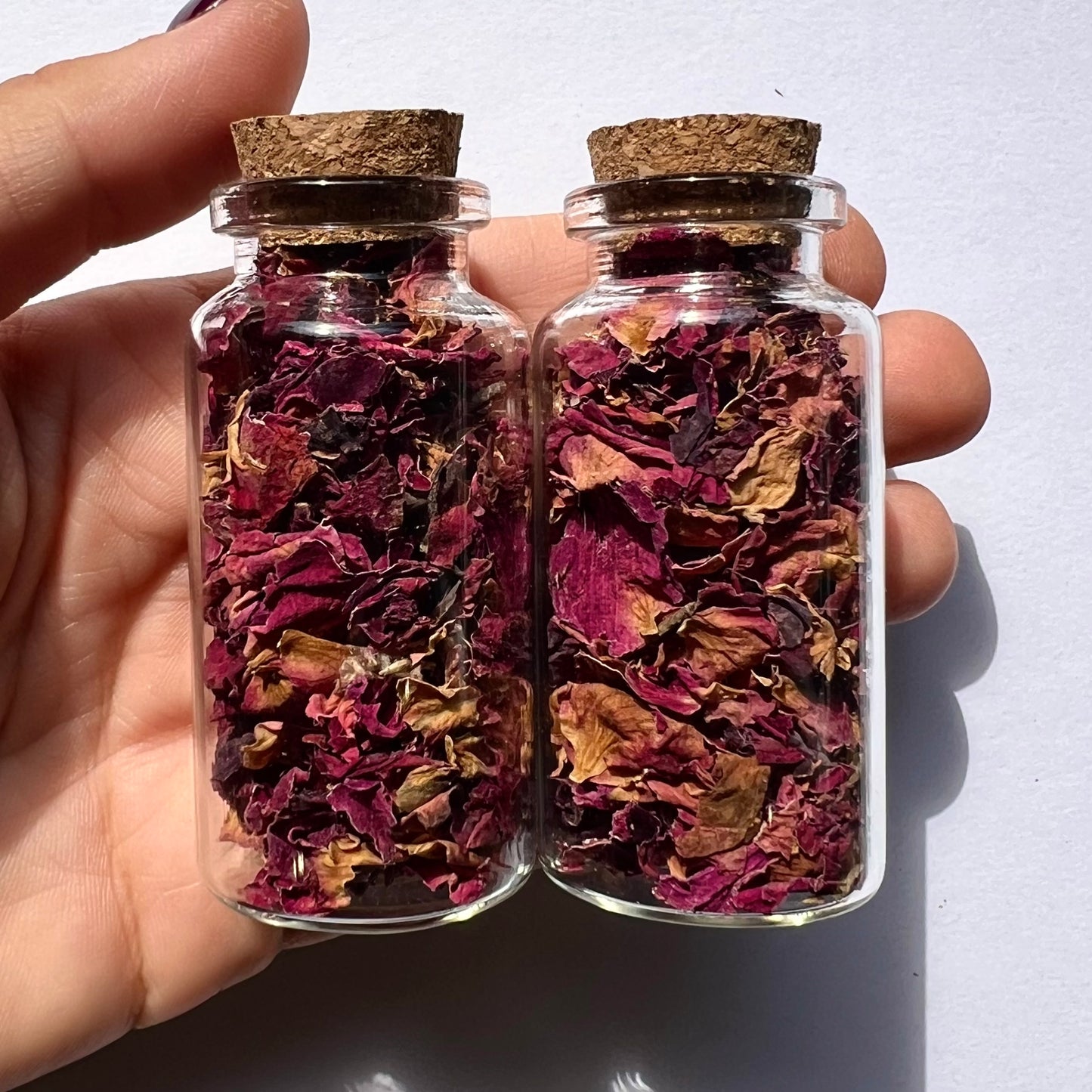 Fiole de Rose / Herbal Witch Bottle