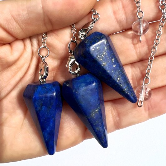 Pendule en Lapis Lazuli / Radiesthésie
